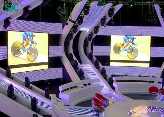 HD Full Color SMD P3.91 الإعلانات LED العرض الفيديو 250 * 250mm حجم الوحدة