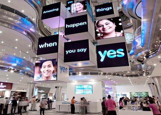 سعر جيد الإعلانات التجارية الشاشة الإيجارية المضادة للماء لوحة العرض الرقمية P6 سهلة التثبيت الانترنت