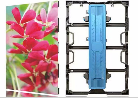 سعر جيد شاشة فيديو ملونة كاملة في الداخل / الخارج 500X1000mm شاشة LED P3.91 للخلفية المسرحية الانترنت
