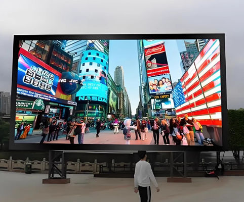 سعر جيد عزز تأثيرك إلى أقصى حد باستخدام شاشات إعلانات LED ملونة بالكامل وسطوع 7000 شمعة الانترنت