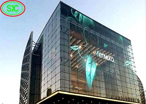 الصين الداخلية P3.9-7.8 كامل اللون الشفافية LED شاشة العرض Smd منحنية