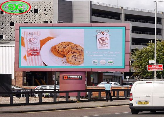 P6 الحجرة المقاومة للماء الشاشة الإيجارية LED SMD3535 الاستخدام الثابت في الهواء الطلق 3 سنوات ضمان