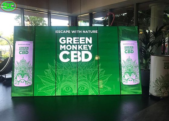 مواد لوحات الألومنيوم الإعلانية شاشات LED مع رقائق SMD2121 LED لاستراتيجيات التسويق الفعالة