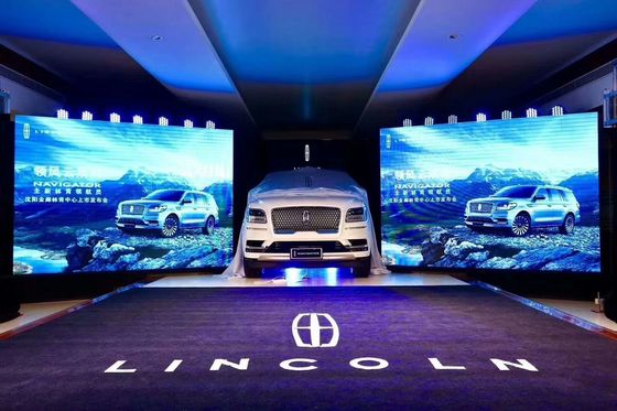 سعر جيد P3.91 شاشة إعلانات LED داخلية للمؤتمرات / حائط فيديو LED مع خزانة حديدية الانترنت