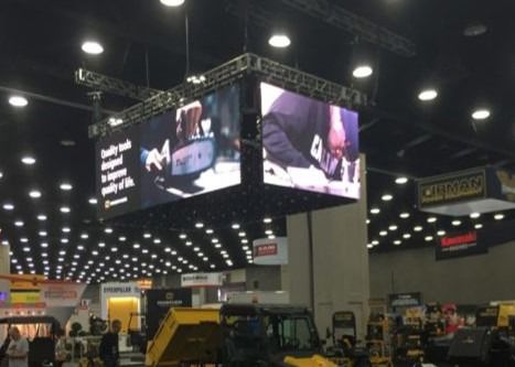 P10 عرض الرياضة في الهواء الطلق بألوان كاملة مع ملعب كرة القدم / كرة السلة