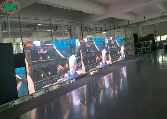 سعر جيد SMD2121 P4 القياسية معلقة LED الصب الصب الألومنيوم، 512x512 مم الانترنت