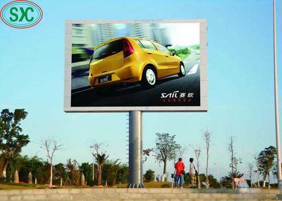 سعر جيد الركيزة الواحدة الشاشة الموجّهة بالألوان الكاملة P10 الشاشة الموجّهة للإيجار لوحة إعلانات 3 سنوات ضمان الانترنت