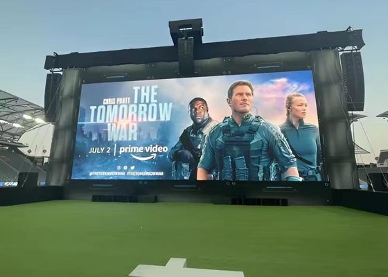 SMD P4 في الهواء الطلق عالية السطوع كامل اللون الإعلانات LED عرض فيديو جدار مقاوم للماء كثافة نقطة عالية 62500