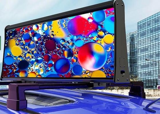 سعر جيد شاشة سيارة أجرة مقاومة للماء P4 رقاقة Epistar كاملة اللون 3 سنوات ضمان الانترنت