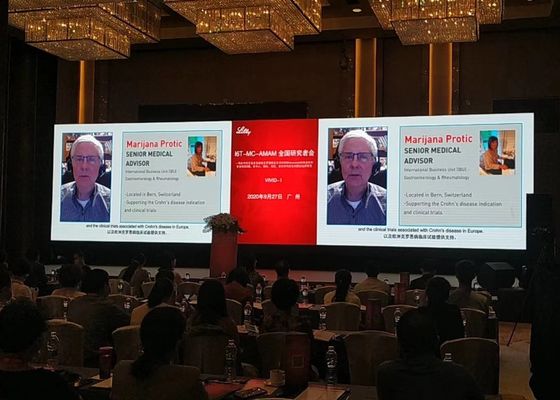 سعر جيد لوحة عرض LED ذات دقة عالية 3 في 1 RGB للكنائس وغرف المؤتمرات وقاعات المعارض الانترنت