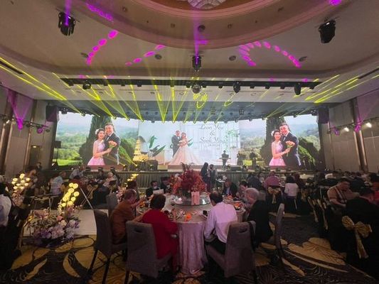 سعر جيد شاشة الألومنيوم المصبوب 62500/M2 كثافة البكسل الإعلانات التجارية شاشة LED لوحة إعلانات LED الانترنت