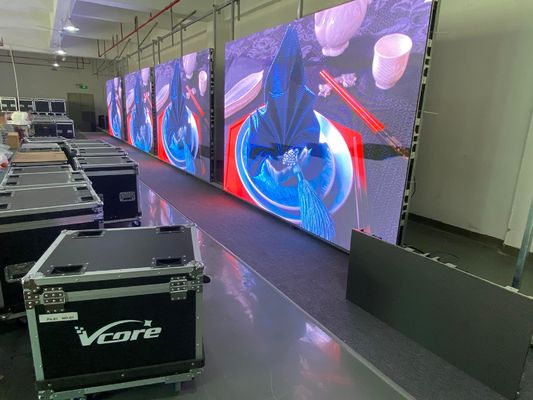 مسرح داخلي ملون كامل Epistar P4 SMD3535 استئجار شاشة فيديو LED 960 * 960mm