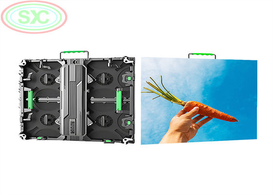 HD 4K 500 * 500mm العرض LED الإيجار 2500cd / m2 شاشة SMD LED ذات كثافة بكسل عالية