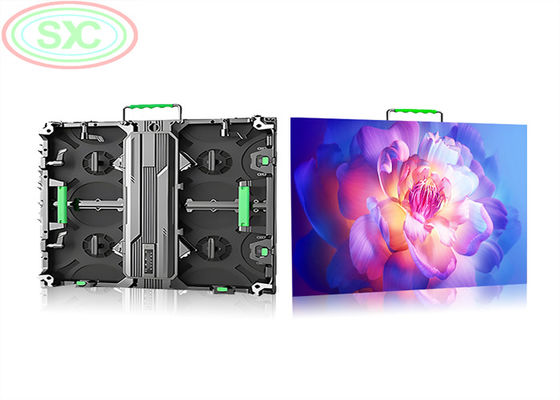 سعر جيد P3.91 قاعة المسرح الداخلية شاشة LED ملونة كاملة 500x500 مم حائط فيديو للإيجار متصل