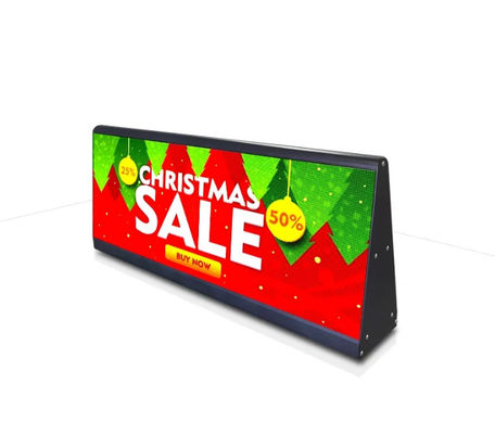 سعر جيد شاشة سيارة أجرة مقاومة للماء P4 رقاقة Epistar كاملة اللون 3 سنوات ضمان الانترنت