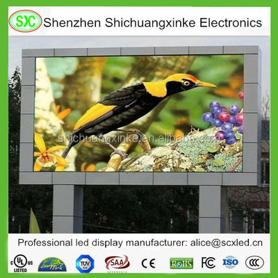 مستوى الحماية IP65 لوحات الرسائل الرقمية 6000 نايت الوضوح للإعلانات الخارجية متعددة الاستخدامات
