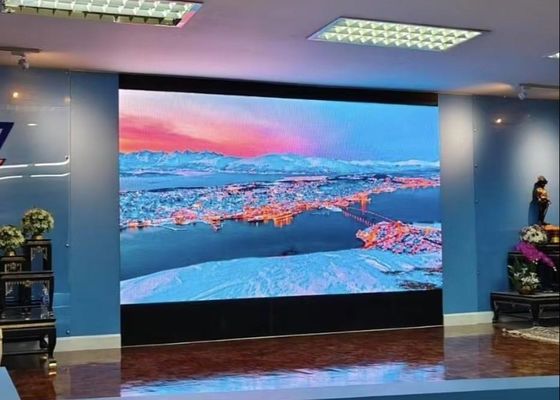 سعر جيد شاشة COB P1.25 HD من الألومنيوم المصبوب، وحدة LED قابلة للتخصيص، شاشة LED عالية الدقة مقاومة للماء، صندوق 320*160 ملم، نظام NOVA IP65 متصل