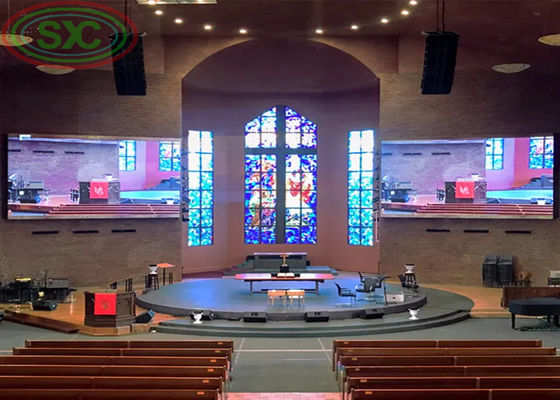 250 * 250mm حجم الوحدة عرض LED داخلي ملون بالكامل مع Nationstar SMD 1515 حزمة و 100 سنة من العمر