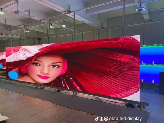 سعر جيد إيجار إيجار شاشة LED مع Mtbf 30000H وبعد الخزانة 500 * 500mm / 500x1000mm في مخزونات المستودع الانترنت
