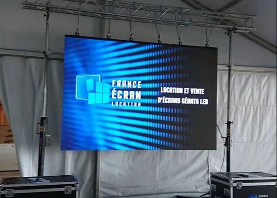 سعر جيد HD Full Color SMD LED Screen Indoor P5 1/16 وضع مسح مناسب للملصقات الإعلانية الانترنت
