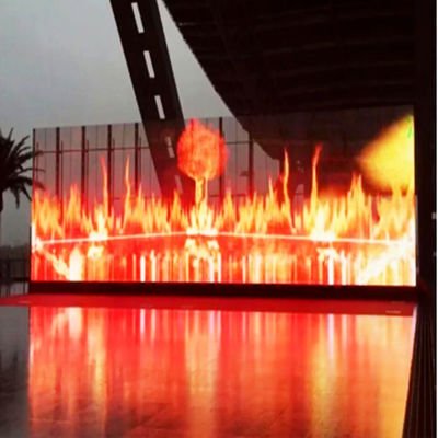 مادة خزانة الألومنيوم وطريقة القيادة المزيج المثالي لشاشة LED شفافة