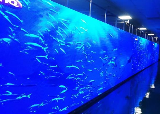 سعر جيد P4 داخلية full color LED Video Wall Screen 4mm SMD2121 IP43 خزانة الألومنيوم الانترنت