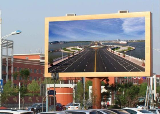 سعر جيد الشاشة الإعلانية الثابتة / استئجار صندوق الحديد الشاشة LED الخارجية ، معدل تحديث عالية لوحات عرض الفيديو LED الانترنت