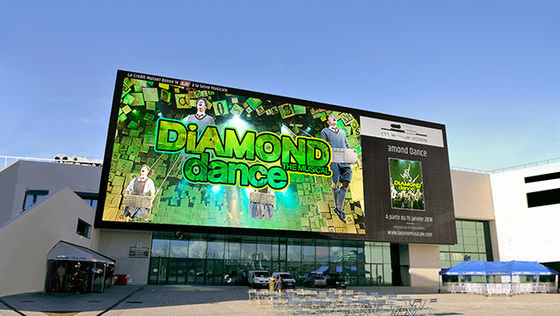 P6 شاشة LED ثابتة مع طريقة صيانة الخدمة الخلفية و ≥7500cd/m2 سطوع توازن الأبيض