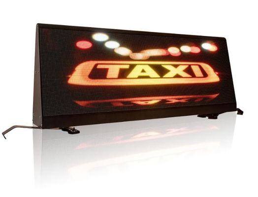 سعر جيد الإعلانات الخارجية سهلة مع شاشة إشارة LED للسيارات 320 * 106 نقطة دقة الشاشة ومعايير CE / ROHS / FCC / ISO2001 الانترنت