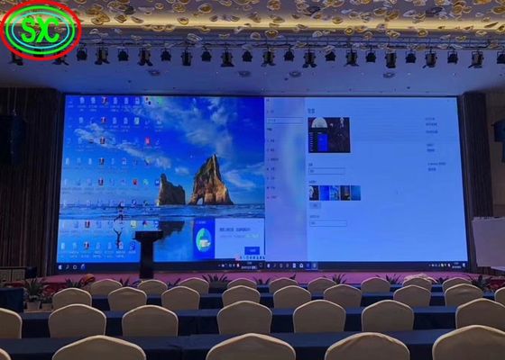 سعر جيد SMD2121 الألومنيوم الصب الصبغ HD الإطار الألومنيوم داخلية الإيجار شاشة LED كاملة الألوان حماية البيئة الانترنت