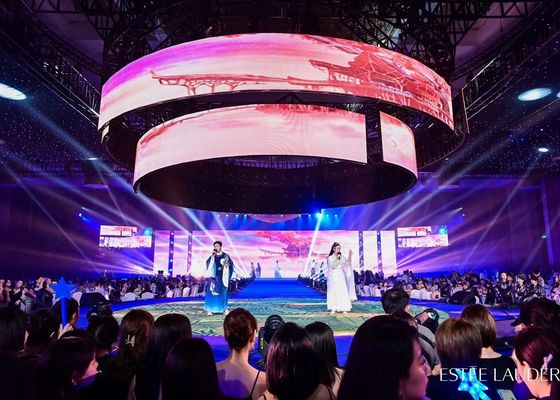 سعر جيد شاشة استئجار كامل اللون LED شاشة مرحلة الخلفية P3.91 SMD 1/8 مسح رقاقة LED البصرية الانترنت