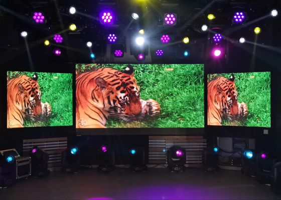 خزانة ألومنيوم مدعومة بالصب الصمامي وأبعاد الشاشة المخصصة لاستئجار جهاز عرض الشاشة