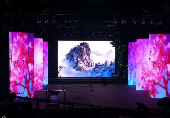 وحدة عرض LED خارجية متعددة الألوان مقاومة للعوامل الجوية بحجم 250*250 ملم، حجم الخزانة 500*1000 ملم