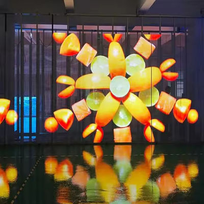 Module Weight 0.2KG PC Translucent LED Display Led Transparent Screen Designed for Retail Storefronts and Exhibition Booths