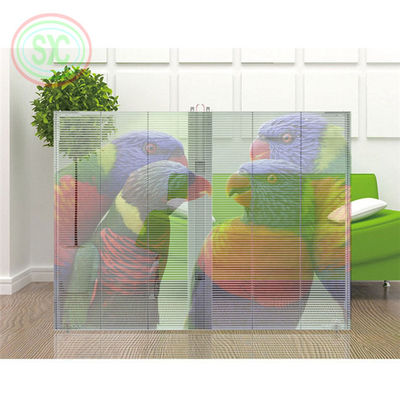 مضاد للماء الشفاف LED شاشة العنصر LED شاشة شفافة وحدة الوزن 0.2KG / PC مضاد للماء IP43