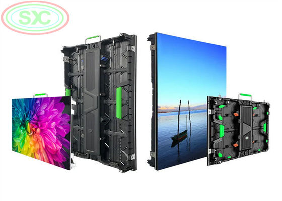 شاشة LED للإيجار P3.91 مع حجم وحدة قابلة للتخصيص وكثافة بكسل عالية لجدار الفيديو