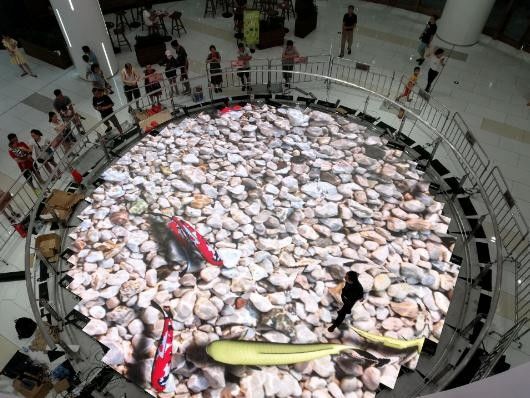 أرضية رقص مضيئة احترافية مع استهلاك طاقة 20 واط وكمية وحدة 8 قطع W2 X H4