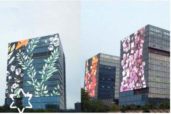 SMD2121 نوع LED العرض الرقمي الشفاف و 0.2KG / PC وزن الوحدة