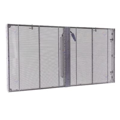 مواد خزانة الألومنيوم الشفافة شاشة LED مقاومة للماء IP43 للاحتياجات الإعلانية في الهواء الطلق