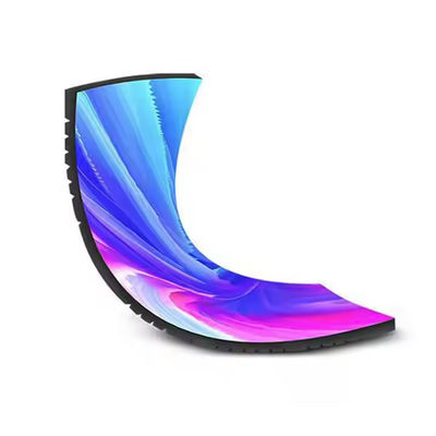 P8 خارجية مقاومة للماء الجدار المرتفع منحنى مرنة فيديو الإعلانات LED شاشة العرض