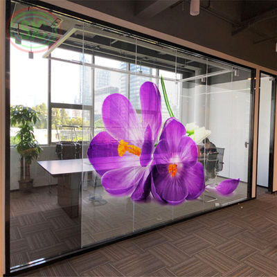 المادة المعدنية للخزانة من الألومنيوم شاشة LED شفافة G7.82-7.82 للأداء والكفاءة