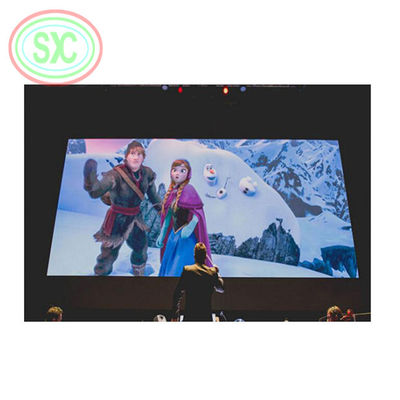 خزانة ألومنيوم مادة شاشة LED ثابتة مع دقة وحدة 32*32 وشكل LED Smd3535/2727