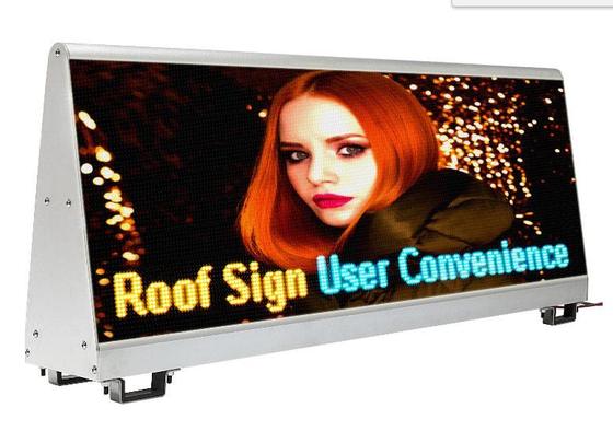 سعر جيد اجعل انطباعًا مميزًا مع شاشة LED خارجية للسيارة تتميز بدقة شاشة 192*64 نقطة الانترنت
