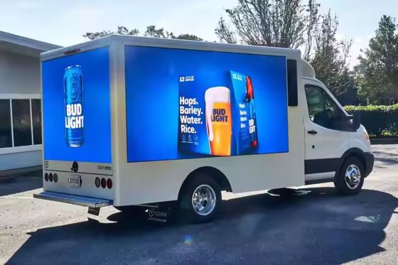 الصين كامل اللون LED الشاحنة المحمولة P5 المحمولة LED الإعلان لوحة الإعلانات الشاشة في الهواء الطلق