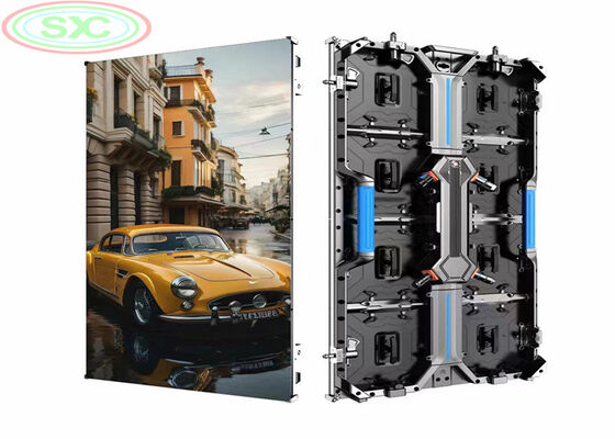 سعر جيد وحدة شاشة LED داخلية كاملة الألوان بحجم 250 مم × 250 مم مع تجميع وتفكيك سريع للمسرح والبار في المناسبات الانترنت