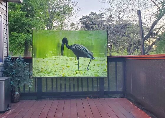 في الهواء الطلق p6 192*192 مللي متر كامل اللون تركيب ثابت شاشة LED خزانة مقاومة للماء شاشة إعلانية LED