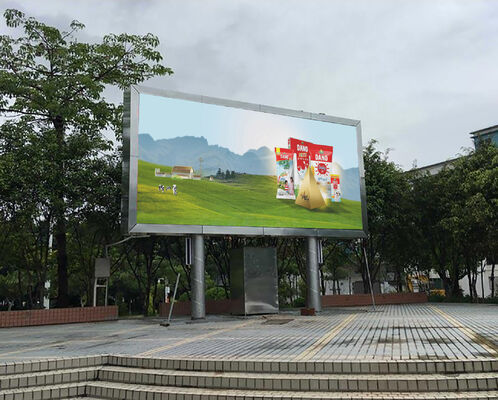 سعر جيد إشارة ثابتة P8 LED Billboard إعلانات كبيرة في الهواء الطلق عرض LED ملون بالكامل مع 7000 سطوع متصل