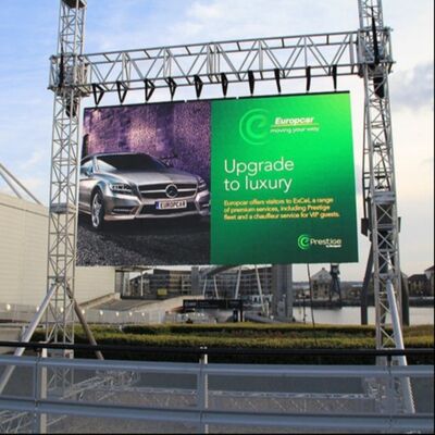 سعر جيد شاشة LED خارجية ملونة بالكامل P3.9 مقاس 500*500 مم لوحة من الألومنيوم المصبوب ومعدل تحديث 3840 هرتز متصل
