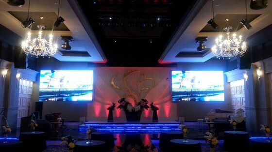 سعر جيد شاشة LED داخلية P3.9 500x500mm الحجرة LED الإيجار LED حائط فيديو مع معدل تحديث 3840 هرتز متصل