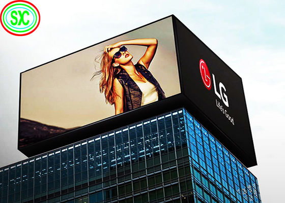 سعر جيد Pole Screen Led لوحة الإعلانات الكبيرة الرقمية لافتات في الهواء الطلق P8 لوحة الانترنت